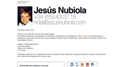 Desktop Screenshot of jesusnubiola.com